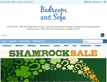 Tablet Screenshot of bedroomandsofa.com
